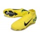 Bota Nike Zoom Mercurial Superfly X Elite FG KM Amarillo Verde Negro