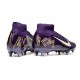Nike Air Zoom Mercurial Superfly 10 Elite SG-Pro X MBAPPE Grand Morado Marfil claro