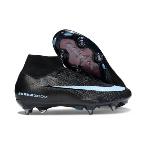 Nike Air Zoom Mercurial Superfly 10 Elite SG-Pro Negro Hielo Azul