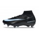 Nike Air Zoom Mercurial Superfly 10 Elite SG-Pro Negro Hielo Azul