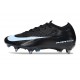Nike Air Zoom Mercurial Vapor 16 Elite SG Negro Hielo Azul