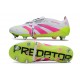 Adidas Predator Elite Foldover Tongue SG Blanco Rosa Amarillo