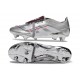 Adidas Predator Elite Foldover Tongue SG Plateada Rojo