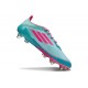 Botines de Futbol adidas F50 Elite SG Pro Flash Agua Rosa Lúcido Lucid Cyan