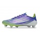 adidas F50 Elite SG Pro Violeta Tone Blanco Limón Lúcido Morado Rush