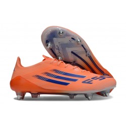 Botines de Futbol adidas F50 Elite SG Pro Naranja Azul