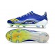 Botines de Futbol adidas F50 Elite SG Pro Azul Amarillo