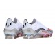 Botines de Futbol adidas F50 Elite SG Pro X MESSI Ftwr Blanco Rojo Lúcido Plateado Met.