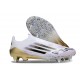 Botines de Futbol adidas F50 Elite SG Pro Blanco Negro Met Dorado