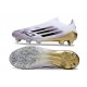 Botines de Futbol adidas F50 Elite SG Pro Blanco Negro Met Dorado