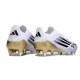 Botines de Futbol adidas F50 Elite SG Pro Blanco Negro Met Dorado