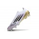 Botines de Futbol adidas F50 Elite SG Pro Blanco Negro Met Dorado