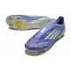 Botines adidas F50 Elite SG Pro Violeta Tone Limón Lúcido Morado Rush