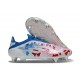Botines de Futbol adidas F50 Elite SG Pro Blanco Rojo Azul