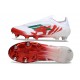 Botas adidas F50 Elite Laceless SG Blanco Rojo Verde