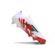 Botas adidas F50 Elite Laceless SG Blanco Rojo Verde