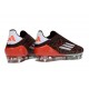 Botas adidas F50 Elite Laceless SG Marrón Blanco Rojo