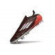 Botas adidas F50 Elite Laceless SG Marrón Blanco Rojo