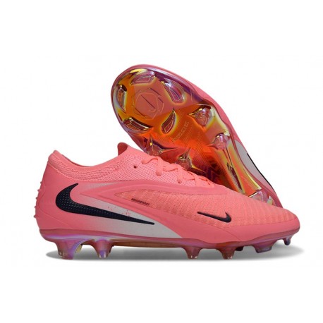 Zapatos de Fútbol Nike Phantom 6 Low Elite FG Rosa Negro