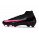 Nike Air Zoom Mercurial Superfly 10 Elite FG Negro Rosa