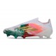 Botas de Fútbol adidas F50 Elite LL FG Blanco Rosa Verde Dorado