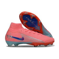 Nike Air Zoom Mercurial Superfly 10 Elite FG Rosa Azul