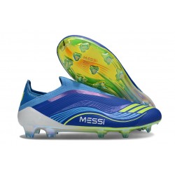 adidas F50 Elite LL FG X MESSI Azul Royal Amarillo Solar Semi Azul Burst