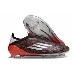 Botas de Fútbol adidas F50 Elite LL FG Marrón Plateada 