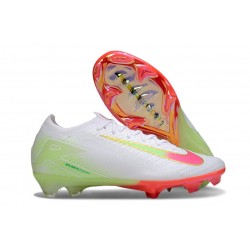 Zapatos Nike Mercurial Vapor XVI Elite FG Blanco Rojo Verde