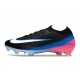 Zapatos Nike Mercurial Vapor XVI Elite FG Negro Blanco Azul Rosa