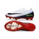 Zapatos Nike Mercurial Vapor XVI Elite FG Blanco Negro Rojo