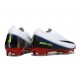 Zapatos Nike Mercurial Vapor XVI Elite FG Blanco Negro Rojo