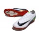 Zapatos Nike Mercurial Vapor XVI Elite FG Blanco Negro Rojo