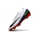 Zapatos Nike Mercurial Vapor XVI Elite FG Blanco Negro Rojo