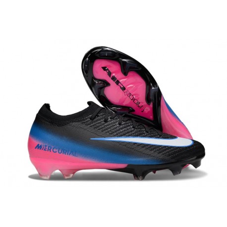Zapatos Nike Mercurial Vapor XVI Elite FG Negro Blanco Rosa