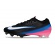 Zapatos Nike Mercurial Vapor XVI Elite FG Negro Blanco Rosa