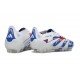 Tacos de Futbol adidas Predator Elite FG Blanco Azul Rojo