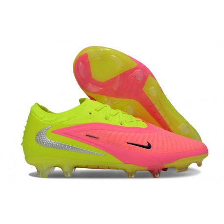 Zapatos de Fútbol Nike Phantom 6 Low Elite FG Rosa Limalight