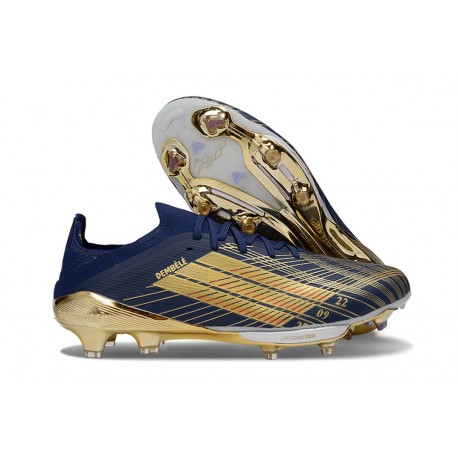 Zapatillas de Fútbol Adidas F50+ FG Negro Dorada