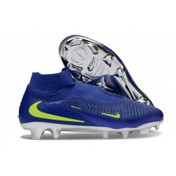 Zapatos Nike Phantom 6 Alto Elite Fg Azul Amarillo