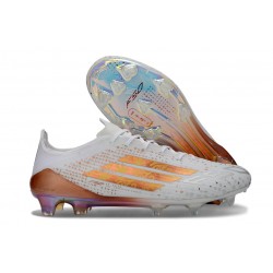 Botas de Fútbol adidas F50 Elite FG Blanco Dorada