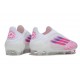 Botas de Fútbol adidas F50 Elite LL FG Blanco Rosa