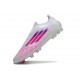 Botas de Fútbol adidas F50 Elite LL FG Blanco Rosa