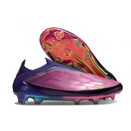 Botas de Fútbol adidas F50 Elite LL FG X Lamine Yamal Unity Morado Ftwr Blanco Limón Lúcido