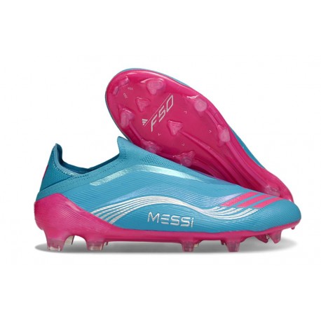 Botas de Fútbol adidas F50 Elite LL FG Azul Rosa