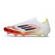 Botas de Fútbol adidas F50 Elite LL FG Blanco Negro Amarillo