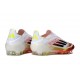 Botas de Fútbol adidas F50 Elite LL FG Blanco Negro Amarillo