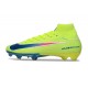 Nike Air Zoom Mercurial Superfly 10 Elite FG Limalight Voltio Azul