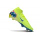 Nike Air Zoom Mercurial Superfly 10 Elite FG Limalight Voltio Azul
