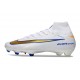 Nike Air Zoom Mercurial Superfly 10 Elite FG Blanco Dorado